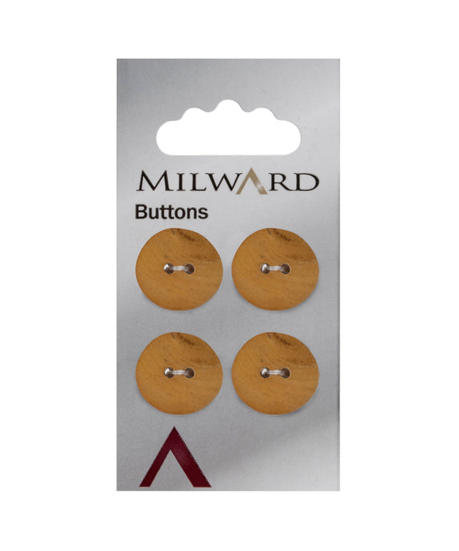 Buttons: Carded: 15mm: Pack of 4: Code E