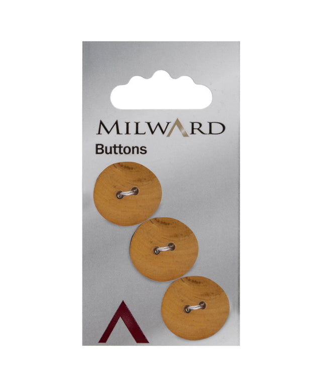 Buttons: Carded: 18mm: Pack of 3: Code E