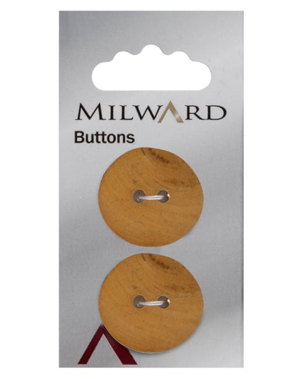 Buttons: Carded: 25mm: Pack of 2: Code E