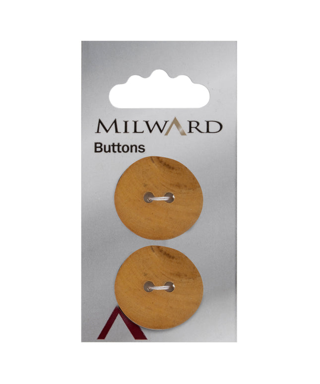 Buttons: Carded: 25mm: Pack of 2: Code E