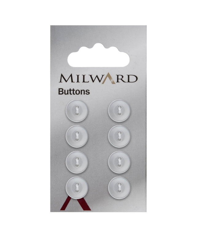 Buttons: Carded: 11mm: Pack of 8: Code A