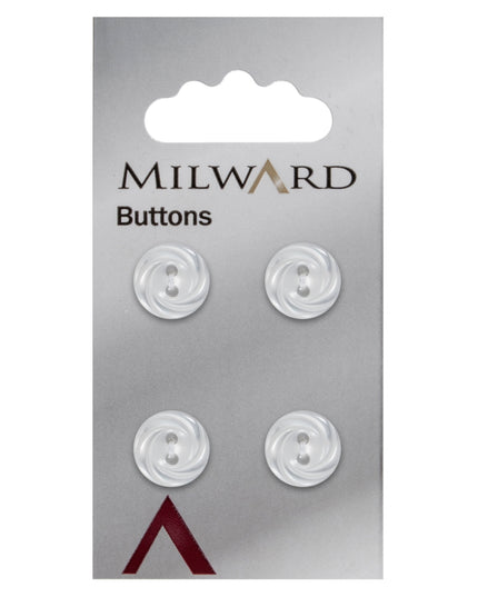 Buttons: Carded: 12mm: Pack of 4: Code C