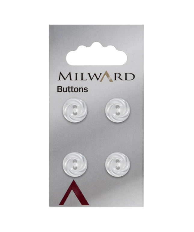 Buttons: Carded: 12mm: Pack of 4: Code C