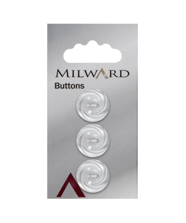 Buttons: Carded: 17mm: Pack of 3: Code C