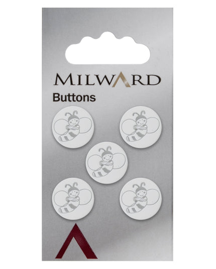 Buttons: Carded: 15mm: Pack of 5: Code H