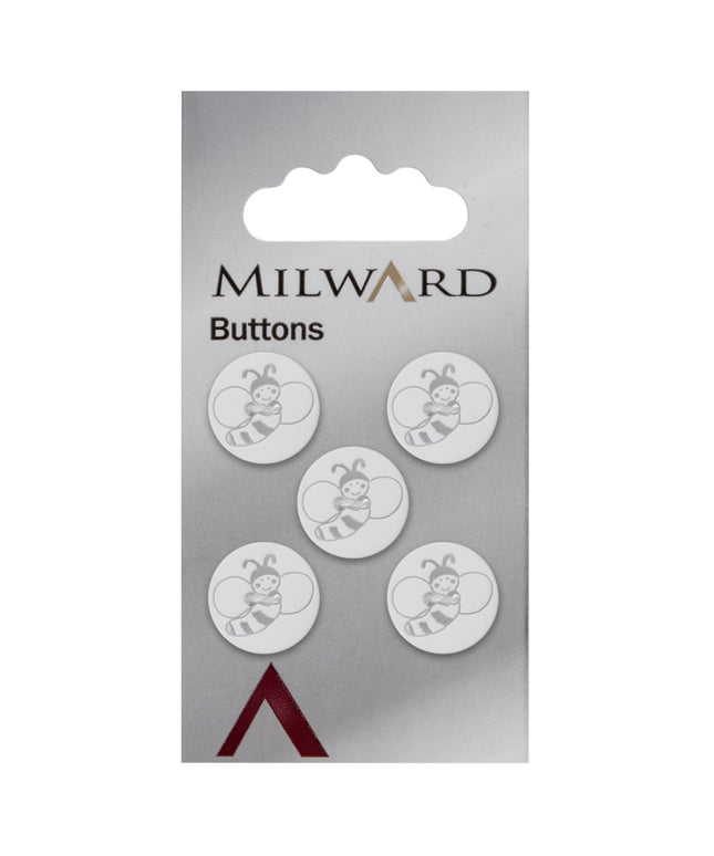 Buttons: Carded: 15mm: Pack of 5: Code H