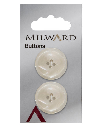 Buttons: Carded: 25mm: Pack of 2: Code G