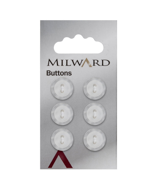 Buttons: Carded: 13mm: Pack of 6: Code C