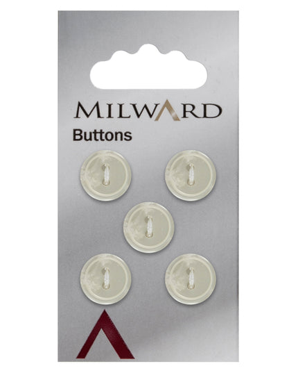 Buttons: Carded: 12mm: Pack of 5: Code B