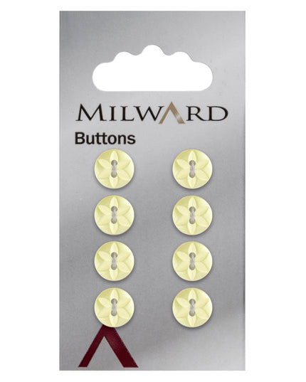 Buttons: Carded: 11mm: Pack of 8: Code B