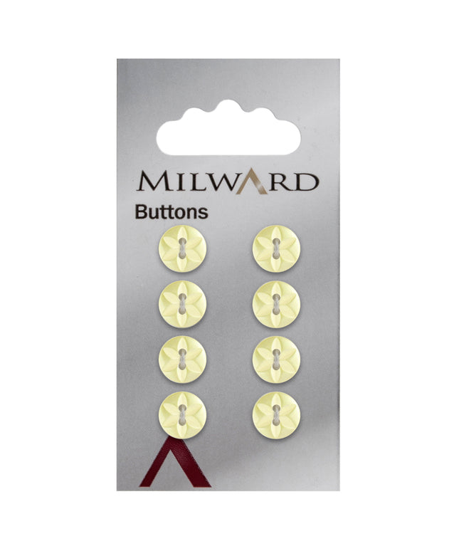 Buttons: Carded: 11mm: Pack of 8: Code B