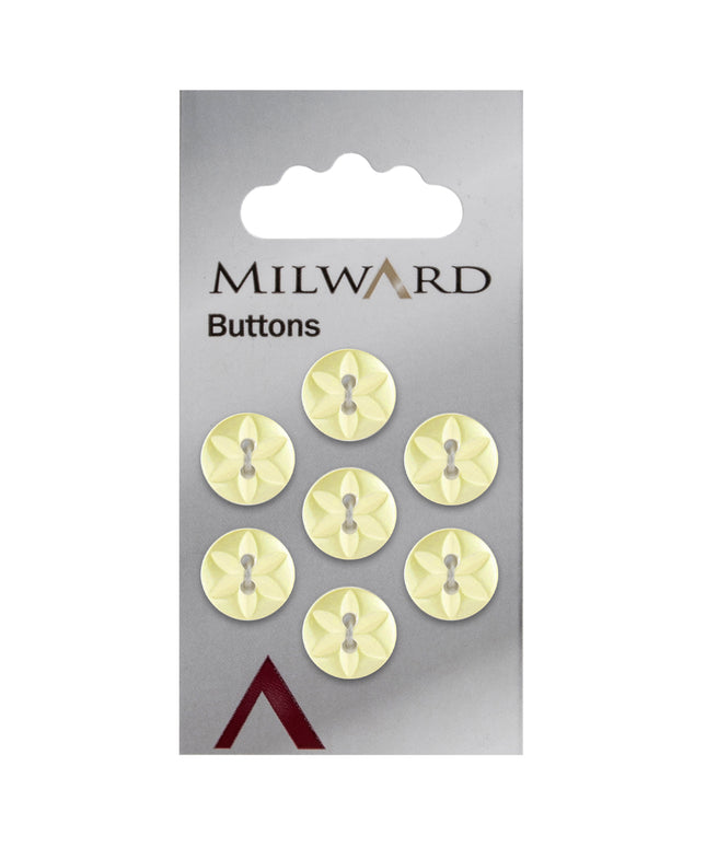 Buttons: Carded: 14mm: Pack of 7: Code B