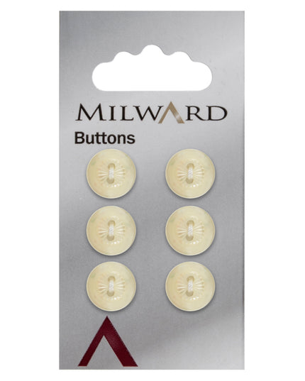 Buttons: Carded: 12mm: Pack of 6: Code E