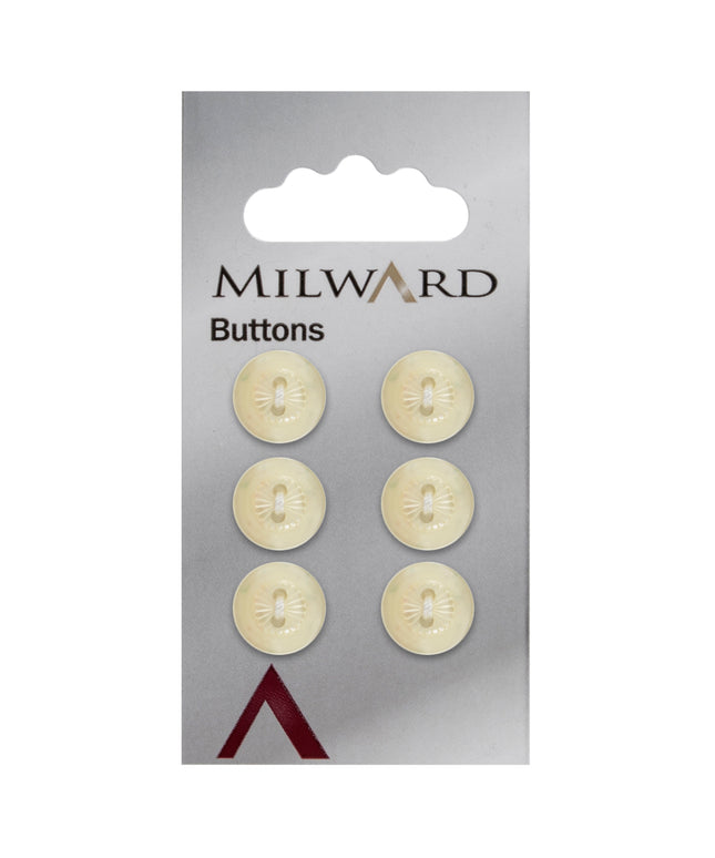 Buttons: Carded: 12mm: Pack of 6: Code E