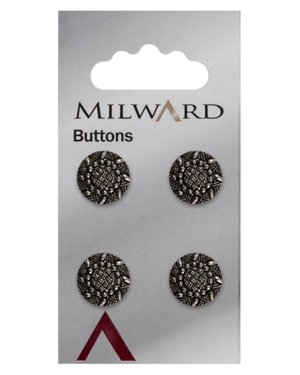 Buttons: Carded: 12mm: Pack of 4: Code G