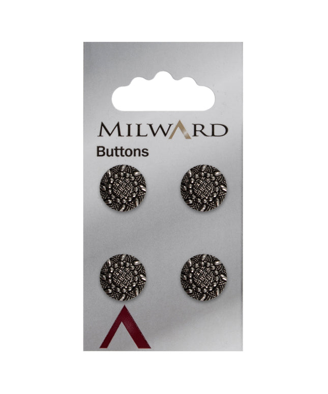 Buttons: Carded: 12mm: Pack of 4: Code G