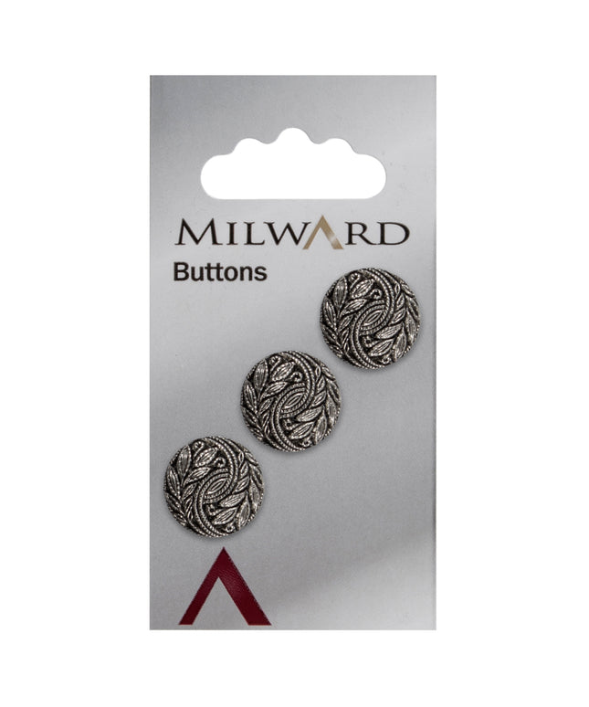 Buttons: Carded: 15mm: Pack of 3: Code K