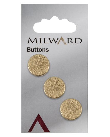 Buttons: Carded: 15mm: Pack of 3: Code K