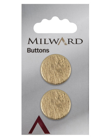 Buttons: Carded: 20mm: Pack of 2: Code H