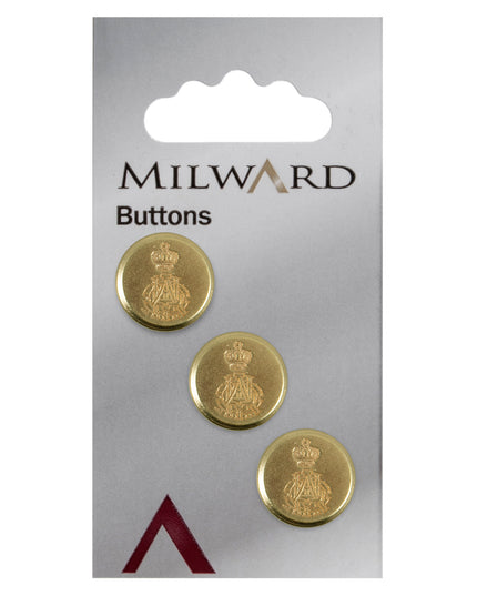 Buttons: Carded: 16mm: Pack of 3: Code H