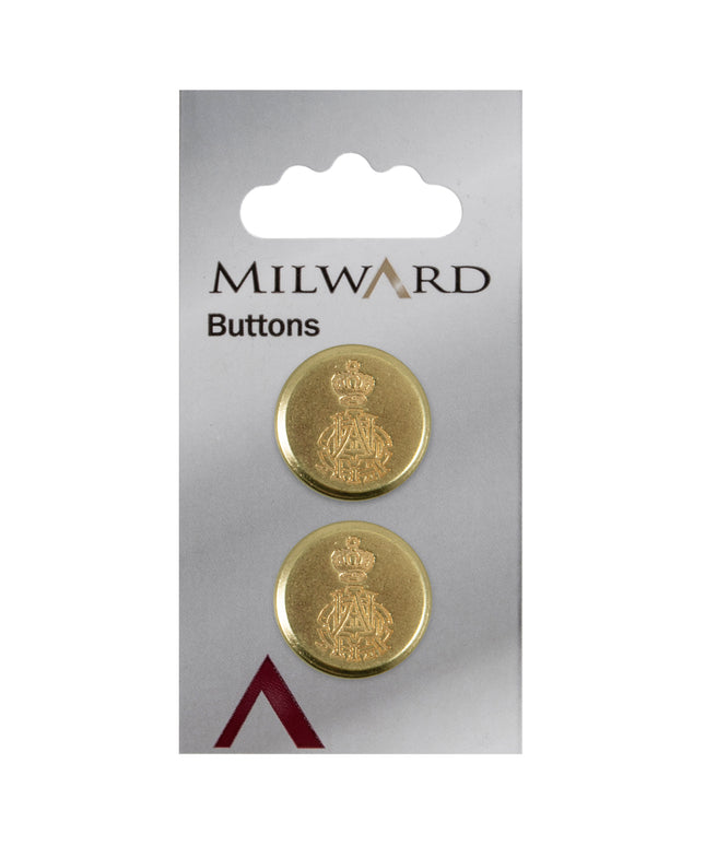 Buttons: Carded: 21mm: Pack of 2: Code G