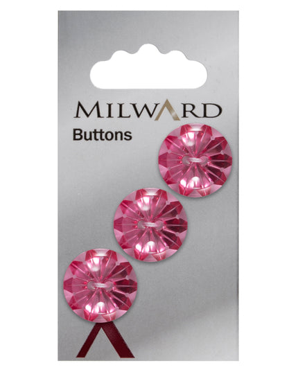 Buttons: Carded: 17mm: Pack of 3: Code C