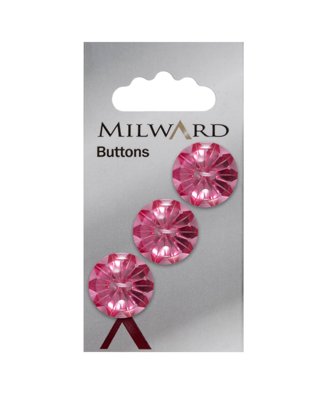 Buttons: Carded: 17mm: Pack of 3: Code C