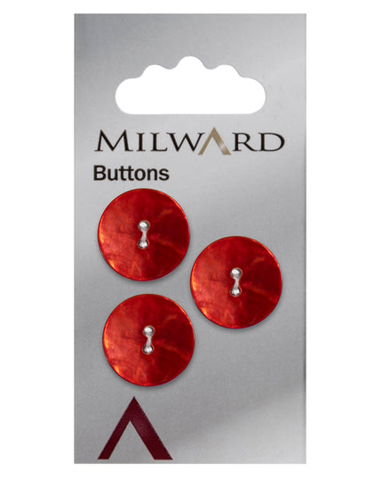 Buttons: Carded: 18mm: Pack of 3: Code G