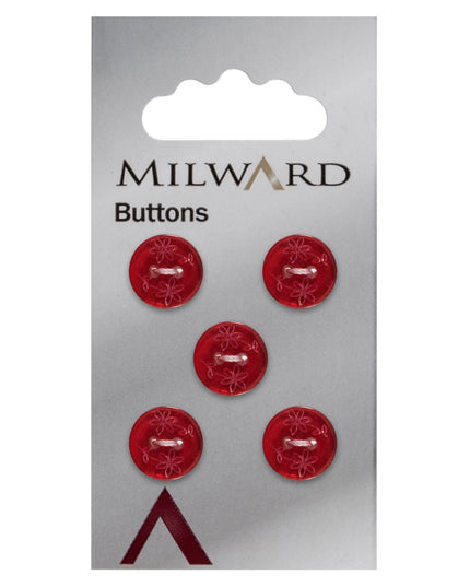 Buttons: Carded: 12mm: Pack of 5: Code G
