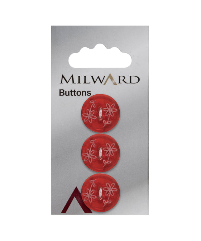 Buttons: Carded: 17mm: Pack of 3: Code G