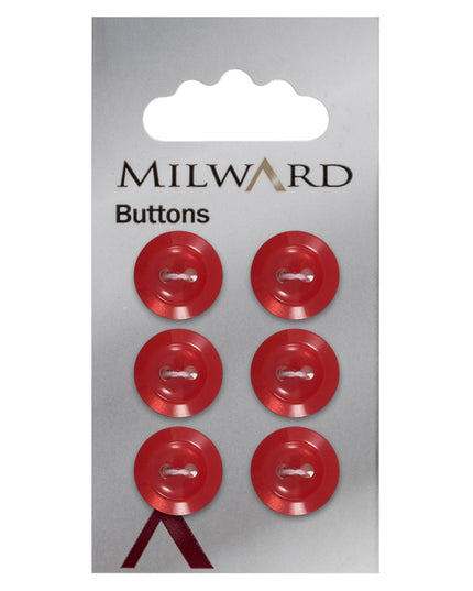 Buttons: Carded: 14mm: Pack of 6: Code B