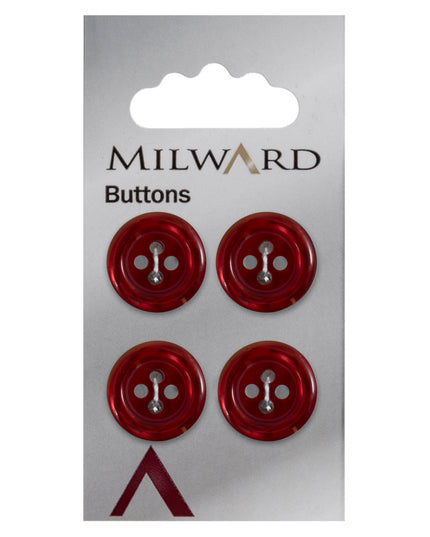 Buttons: Carded: 18mm: Pack of 4: Code B