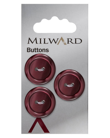 Buttons: Carded: 20mm: Pack of 3: Code B
