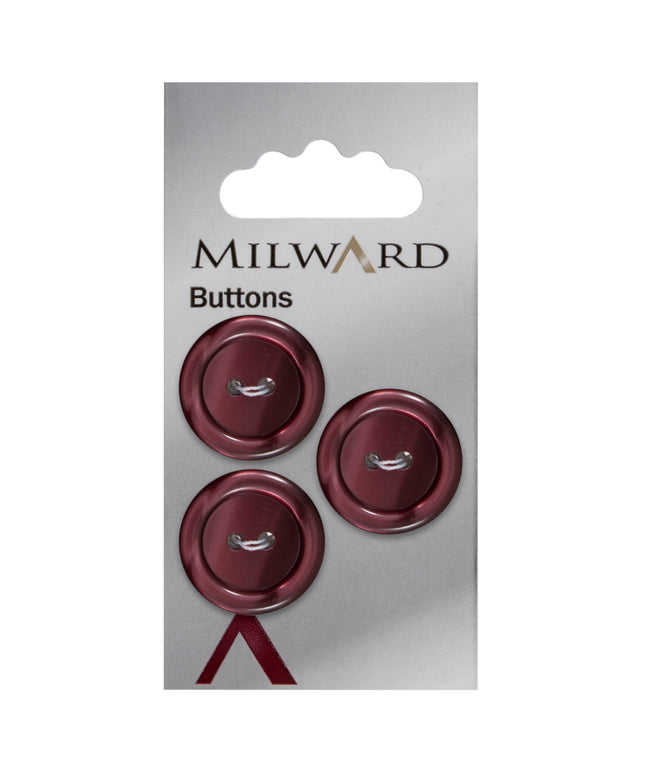 Buttons: Carded: 20mm: Pack of 3: Code B