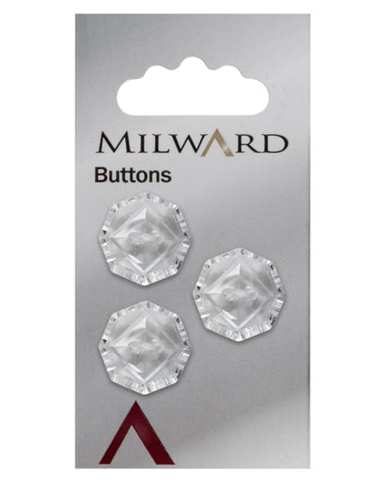 Buttons: Carded: 19mm: Pack of 3: Code E