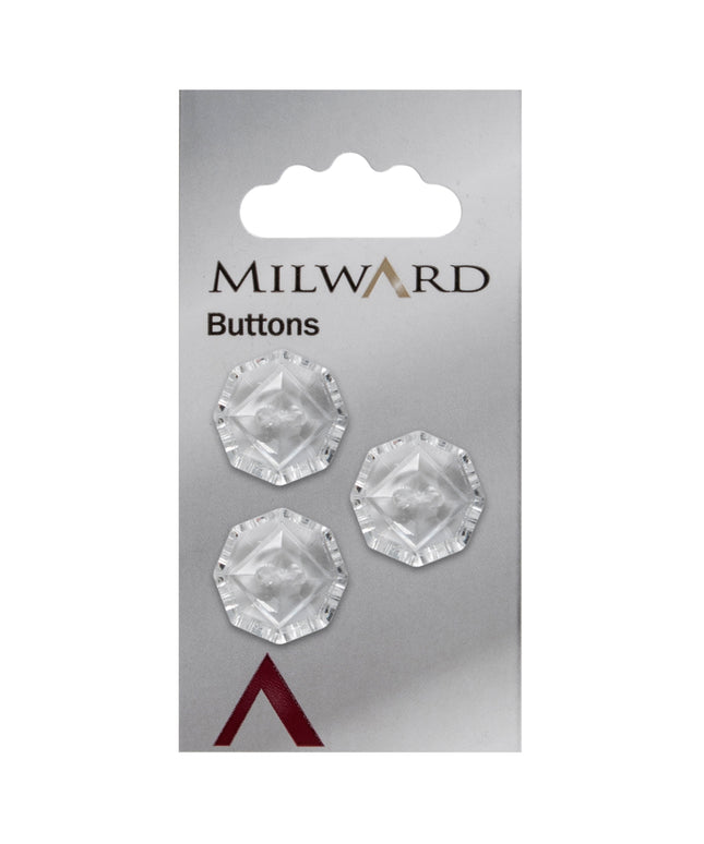 Buttons: Carded: 19mm: Pack of 3: Code E