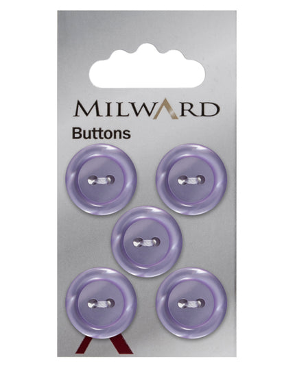 Buttons: Carded: 17mm: Pack of 5: Code D