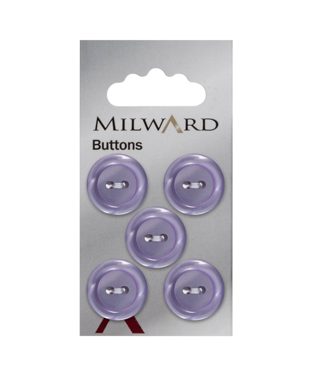 Buttons: Carded: 17mm: Pack of 5: Code D
