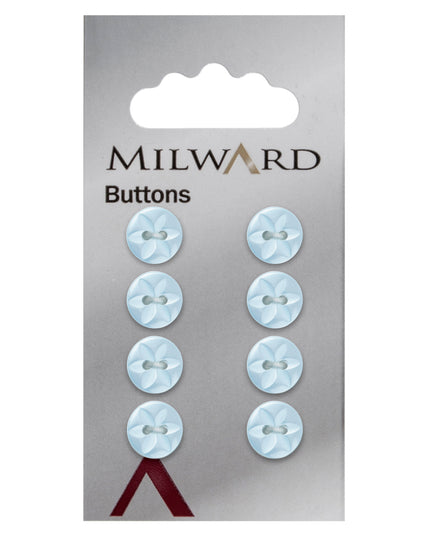 Buttons: Carded: 11mm: Pack of 8: Code B