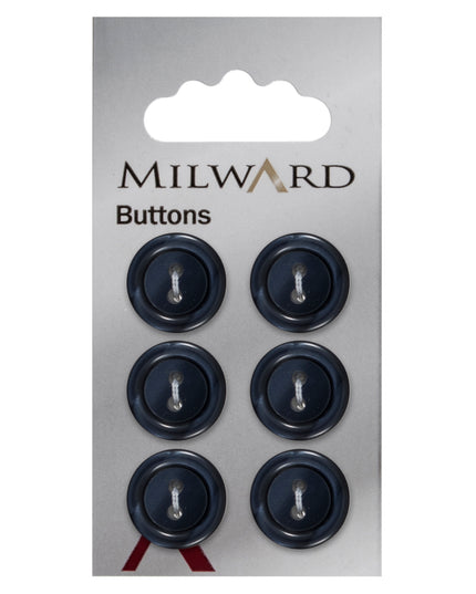Buttons: Carded: 15mm: Pack of 6: Code D