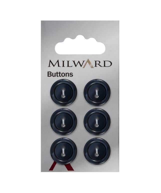 Buttons: Carded: 15mm: Pack of 6: Code D