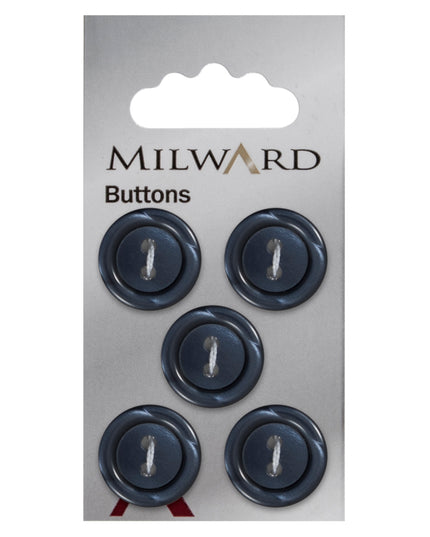 Buttons: Carded: 17mm: Pack of 5: Code D