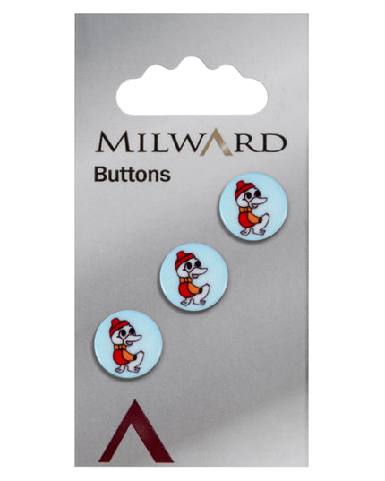 Buttons: Carded: 12mm: Pack of 3: Code C