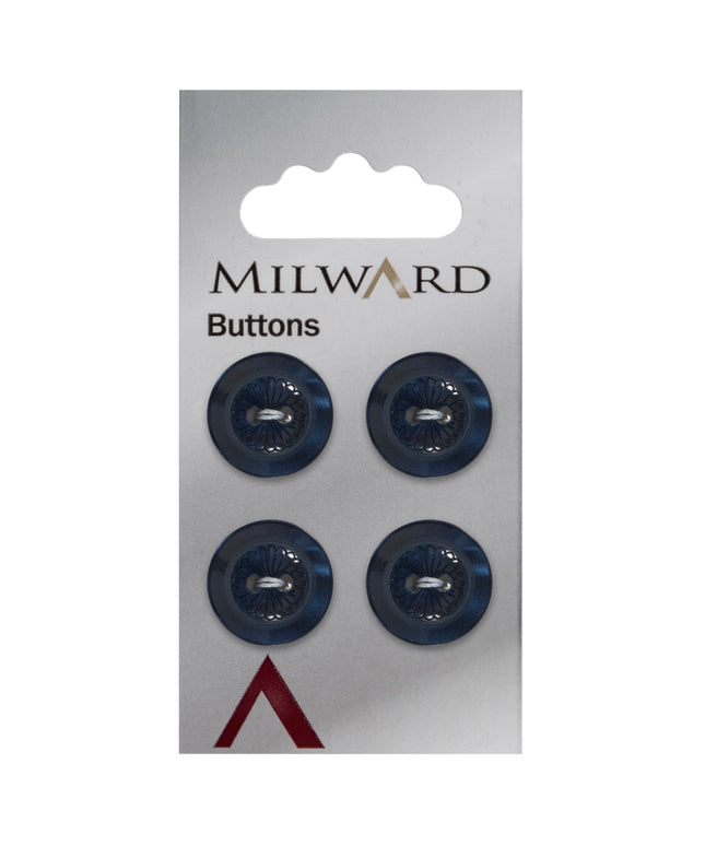 Buttons: Carded: 16mm: Pack of 4: Code E