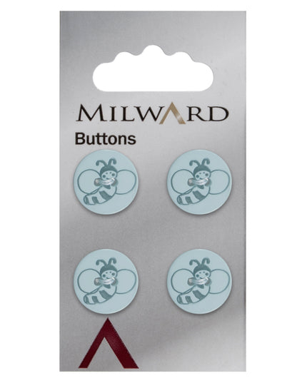 Buttons: Carded: 15mm: Pack of 4: Code G
