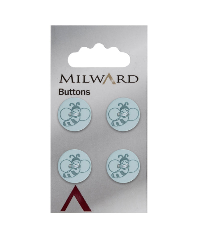 Buttons: Carded: 15mm: Pack of 4: Code G