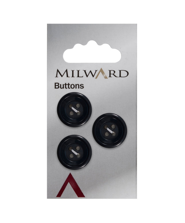 Buttons: Carded: 19mm: Pack of 3: Code G
