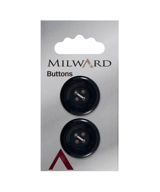 Buttons: Carded: 22mm: Pack of 2: Code F
