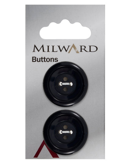 Buttons: Carded: 25mm: Pack of 2: Code G