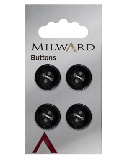 Buttons: Carded: 16mm: Pack of 4: Code G